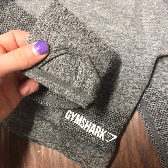 Gymshark vital seamless crop top in gray - Picture 5 of 6